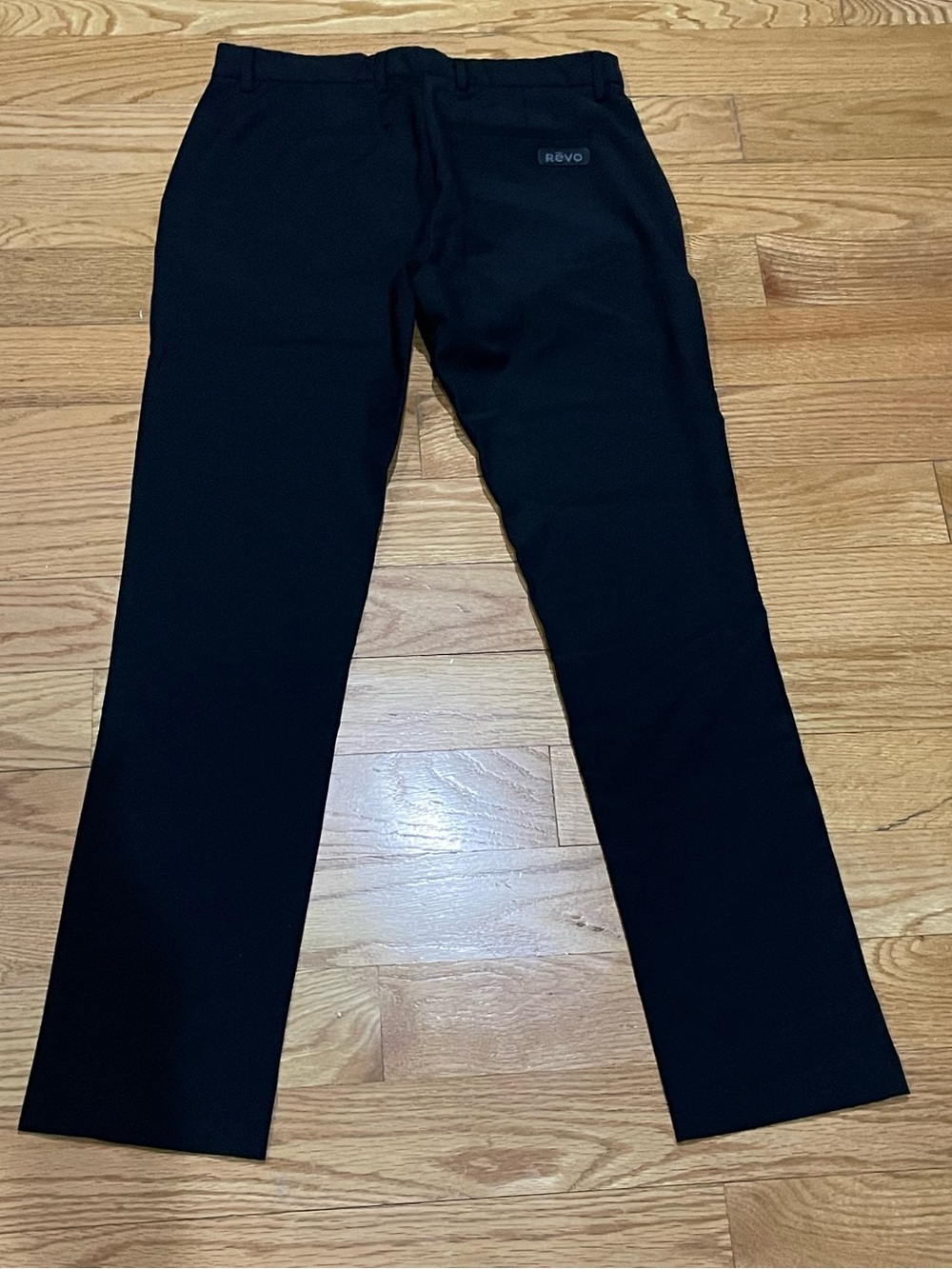 Revo Men's Black Chinos - Slim Straight Fit